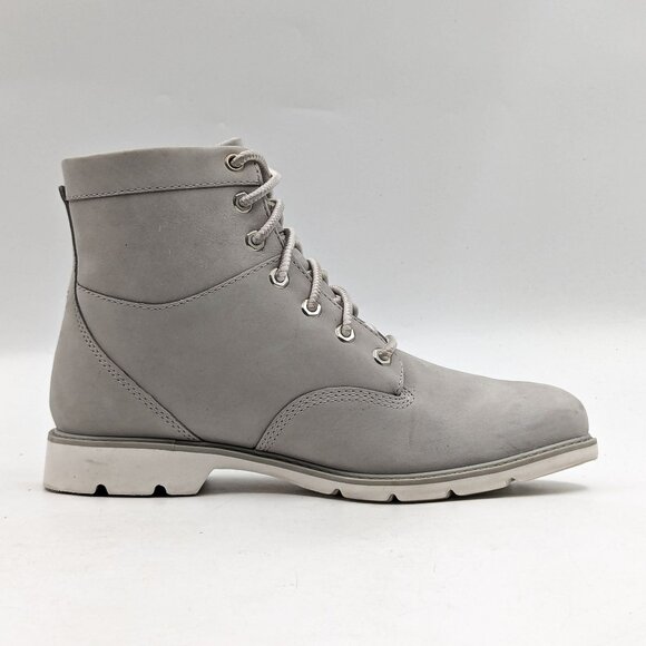 Timberland Women Campton Light Grey Nubuck Waterproof 6in Boots size 8.5 - Picture 11 of 11